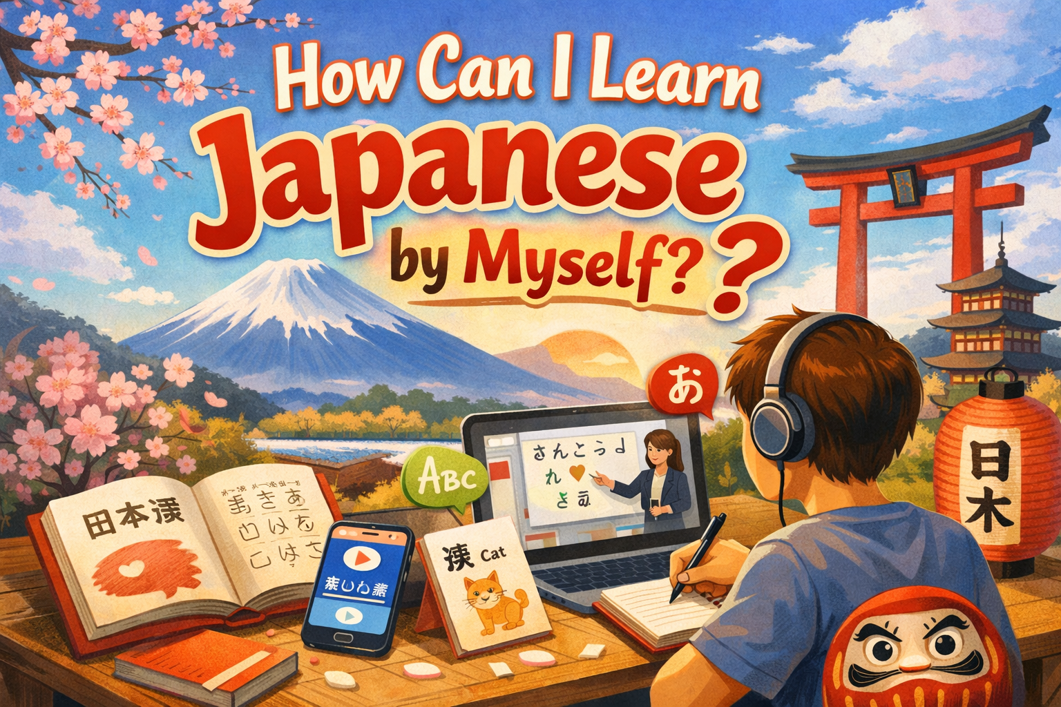 How Can I learn Japanese by myself?