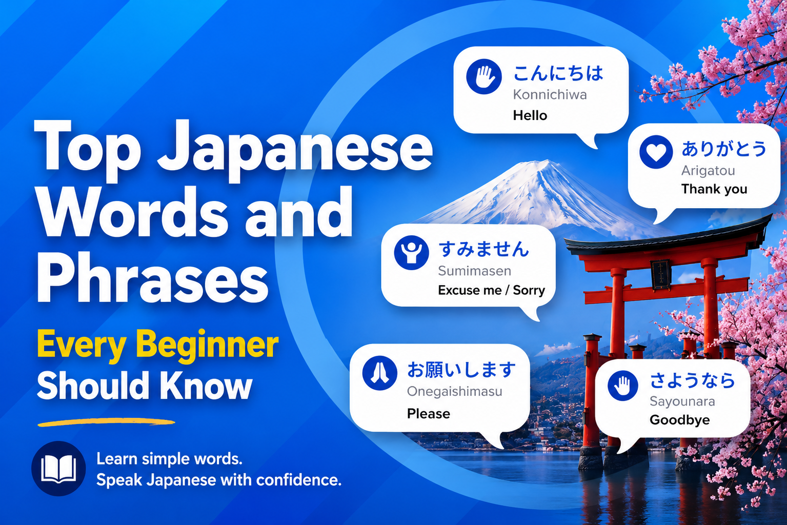 Top Japanese Words and Phrases Every Beginner Should Know