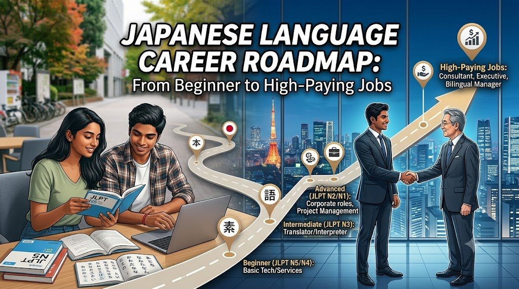 Japanese Language Career Roadmap: From Beginner to High-Paying Jobs