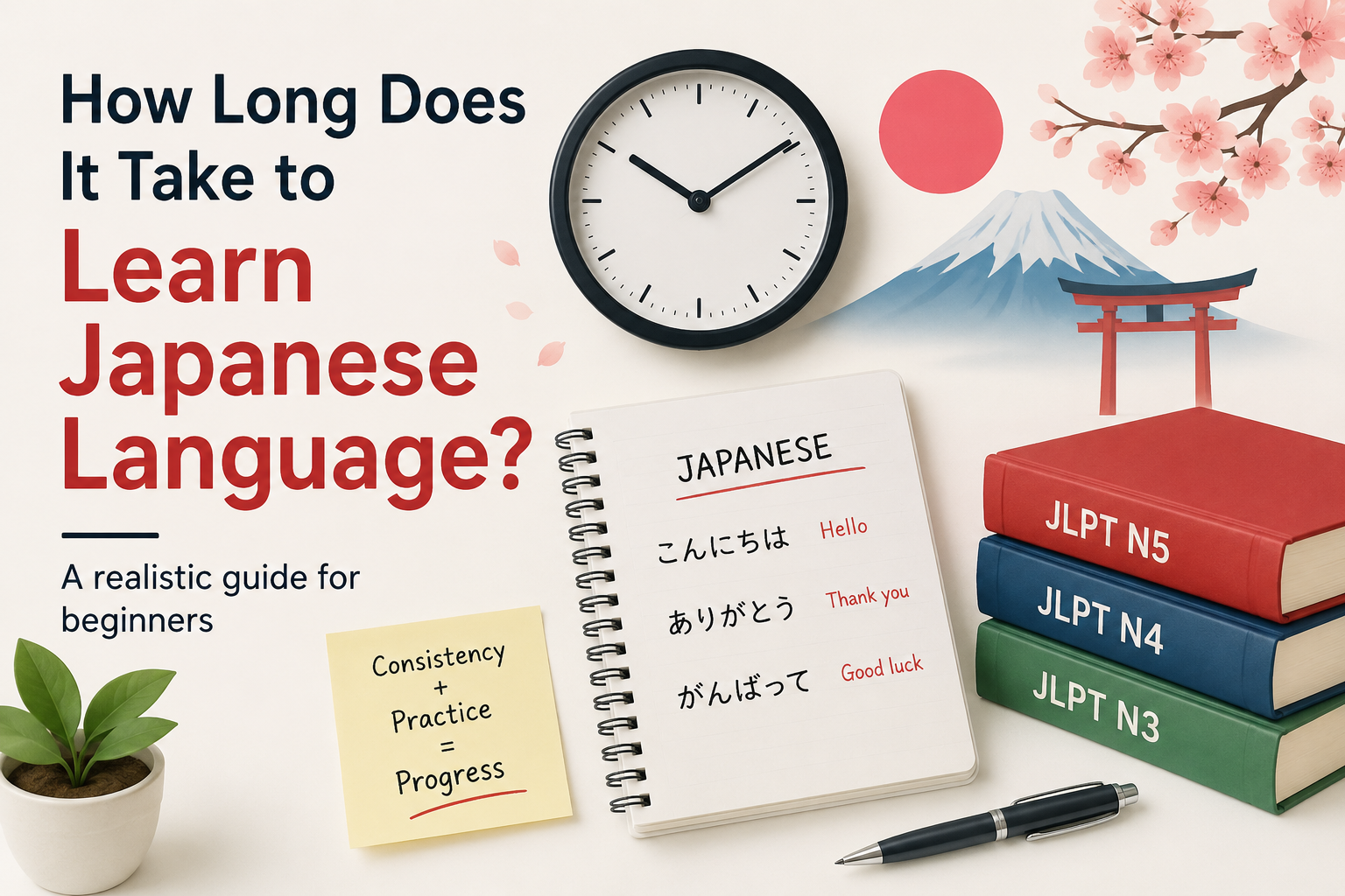How long does it take to learn Japanese language?